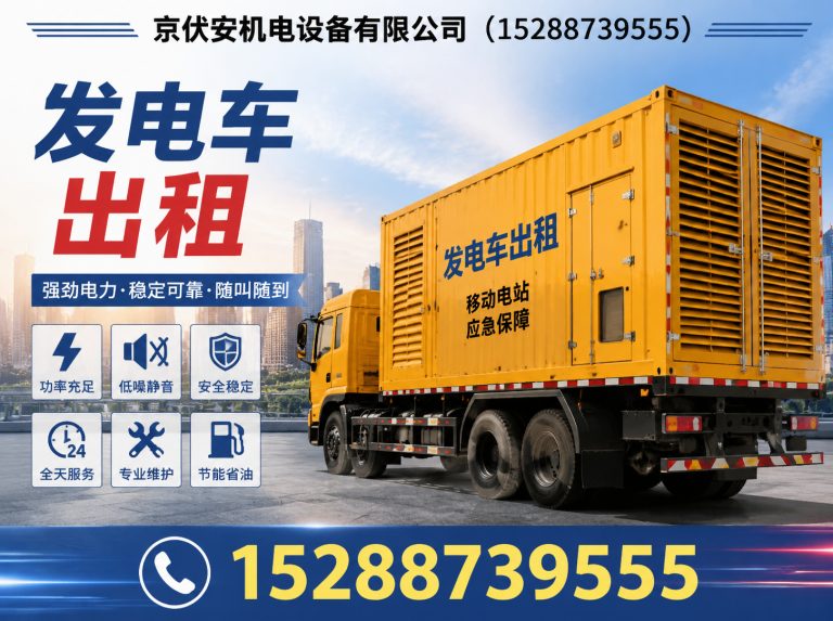 舟山发电车出租展示图